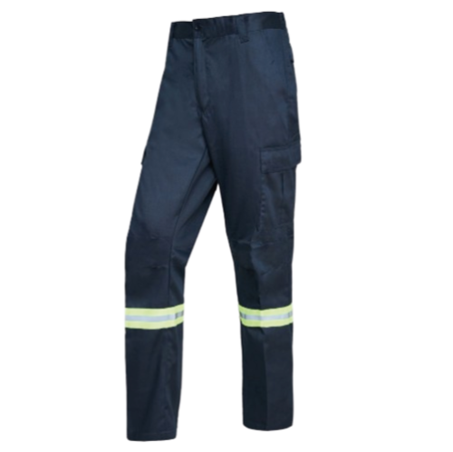 PANTALÓN CARGO GABARDINA CON REFLECTANTE