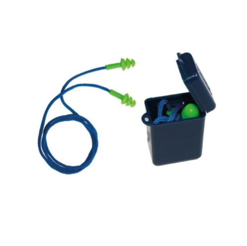 TAPON AUDITIVO TPR VERDE EN CAJA