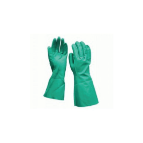 GUANTE NITRILO VERDE FLOCADO JMAK Ni 4000